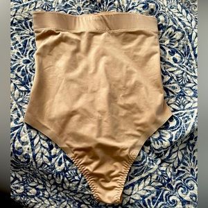 Spanx nude high rise thong—NWOT size Small